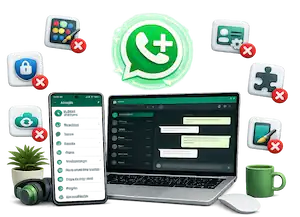 Funciones que NO están disponibles en WhatsApp Plus Web